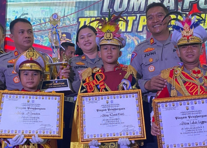 Polisi Cilik Polres Muara Enim Raih Juara Favorit se-Sumsel