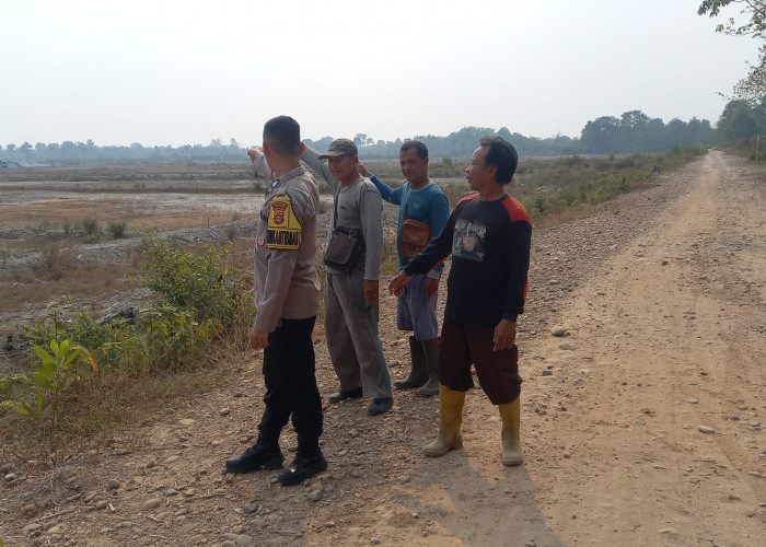 Titik Hotspot Terpantau BRIN di Area Cetak Sawah Desa Petanang