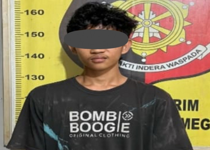 Nekat Curi Motor di Gudang Pos Lantas Cinta Kasih, Pemuda Ini Diringkus Team Trabazz Polsek Gunung Megang