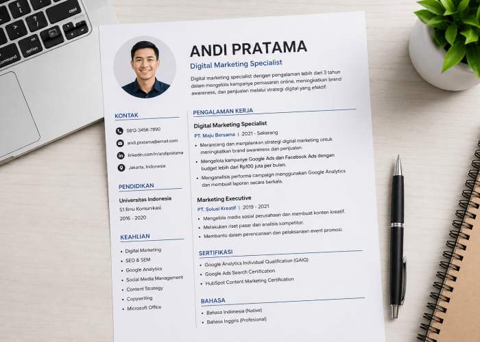 Cara Membuat CV ATS Friendly Agar Lolos HRD dan Mudah Dipanggil Interview