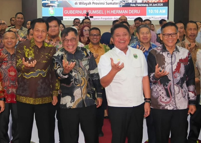 Bupati Muara Enim Edison Sempat Hadiri Penandatanganan Kerja Sama Penanganan Pengaduan Tindak Pidana Korupsi