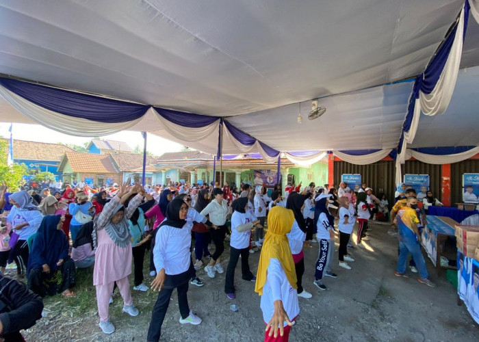 Gaungkan Hidup Sehat, Al-Shinta Senam Sehat Bersama Masyarakat Lawang Kidul