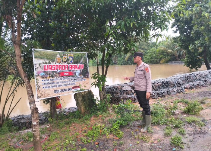 Polisi Ingatkan Masyarakat Waspada Banjir Sepanjang Aliran Sungai Lematang