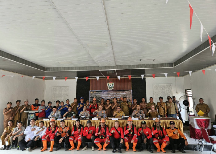 Kapolres Muara Enim Ajak Seluruh Elemen Bersatu Cegah Karhutla