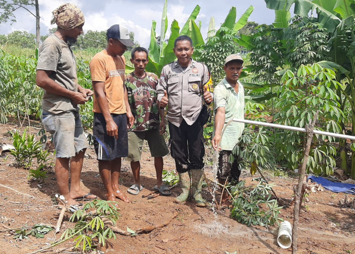 Polri Bangun Sumur Bor Penunjang Sektor Pertanian