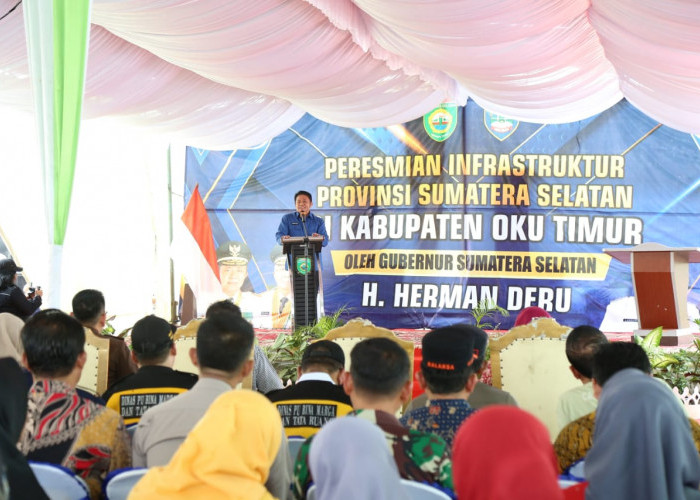 Herman Deru Terus Lakukan Pemerataan Pembangunan Infrastruktur di Kabupaten Kota di Sumsel