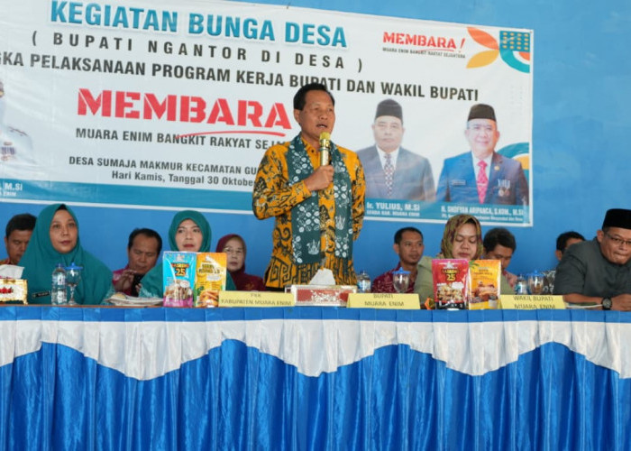 Bupati Edison Dorong Sumaja Makmur Ikuti Lomba Desa Tingkat Nasional