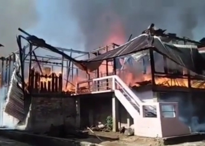 Innalillahi Wa Innailaihi Rojiun, Desa Tanjung Raya Semende Membara, 7 Rumah Ludes Dilahap Api