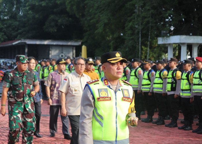 408 Personel Polres Muara Enim Disebar untuk Amankan Pemilu 2024
