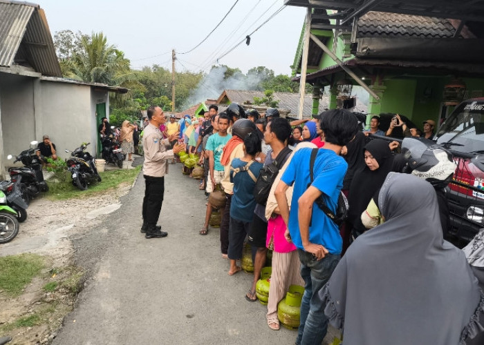 Polres Muara Enim Kawal Distribusi LPG 3 Kg