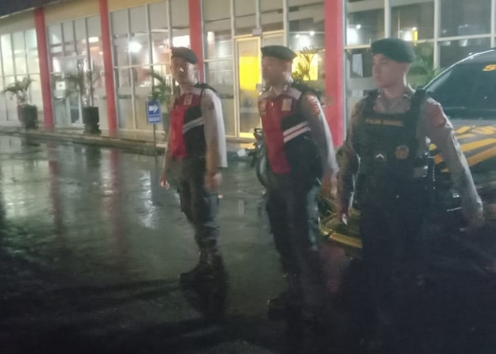 Antisipasi Kejahatan Pilkada 2024, Satgas Preventif Polres Muara Enim Gelar Patroli Malam