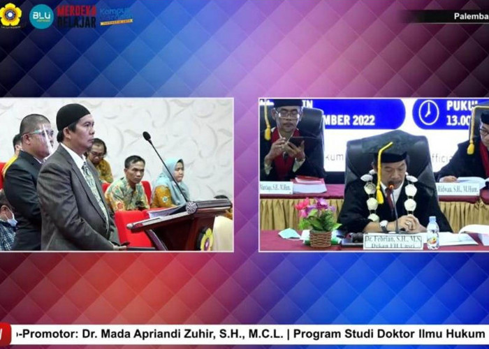 Selamat! Direktur Utama Sumatera Ekspres Group-Rakyat Bengkulu Media Group Sandang Gelar Doktor