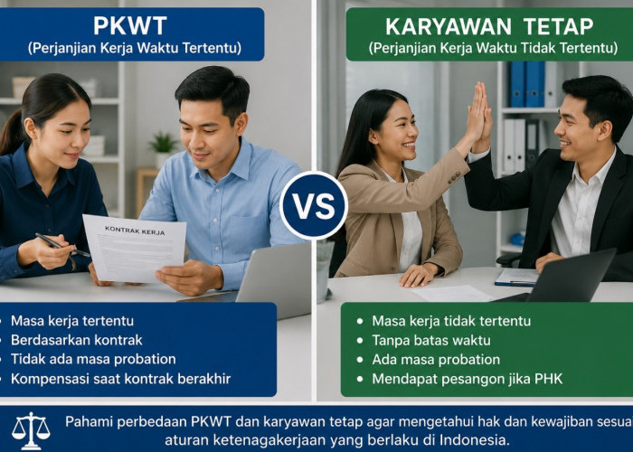 Pencari Kerja Wajib Paham! Ini Perbedaan PKWT dan Karyawan Tetap