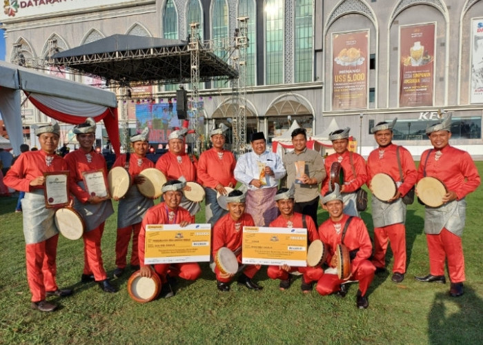 Tim Rebana LASQI Labura Juarai Festival Kompang Antarbangsa di Malaysia