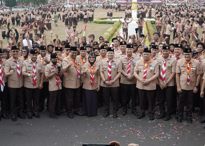 Pj Gubernur Sumsel Sebut Gerakan Pramuka Garda Terdepan Membangun Bangsa