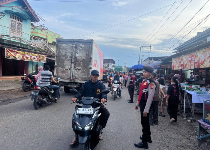 Satgas Preemtif Amankan Titik Keramaian di Muara Enim Menjelang Lebaran