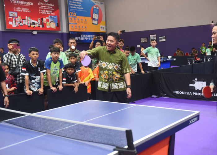 Gubernur Sumsel Buka Kejuaraan Tenis Meja 'Indonesia Pingpong League Youth Zona 1 Sumatera 2025'