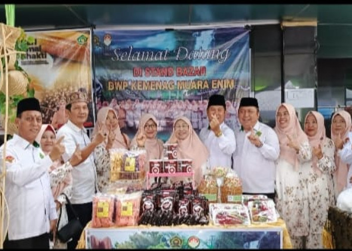 Kemenag Angkat Produk Lokal Muara Enim di Bazar Kerukunan