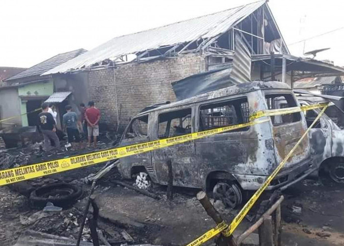 Polres Muara Enim Polda Sumsel Kejar Pemilik Gudang BBM Ilegal di Desa Cinta Kasih, Terkait 3 Orang Terbakar