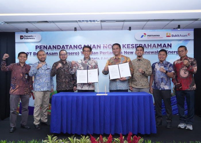 PTBA dan PNRE Jajaki Pengembangan PLTS di Lahan Pascatambang