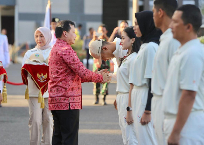 Pj Gubernur Lepas Keberangkatan Kontingen Sumsel Berlaga di PON XXI Aceh-Sumut