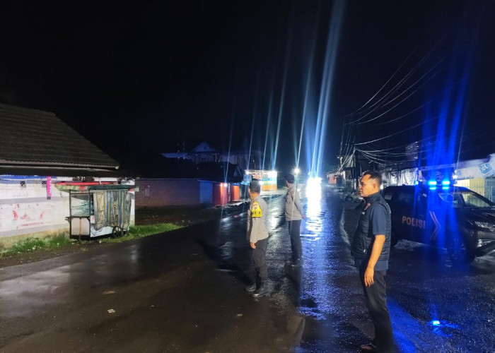 Demi Keamanan dan Kenyamanan Masyarakat, Anggota Polsek Gunung Megang Gelar Patroli Rutin