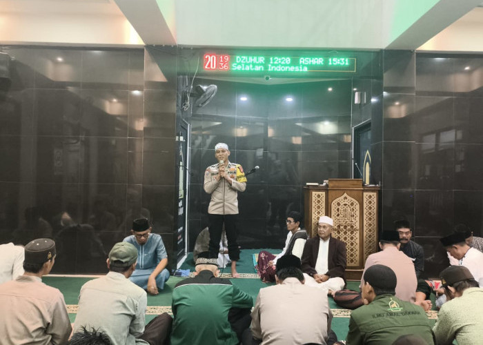 Safari Ramadan, Bhabinkamtibmas Polsek Lawang Kidul Sampaikan Imbauan Kamtibmas dan Penyakit Masyarakat