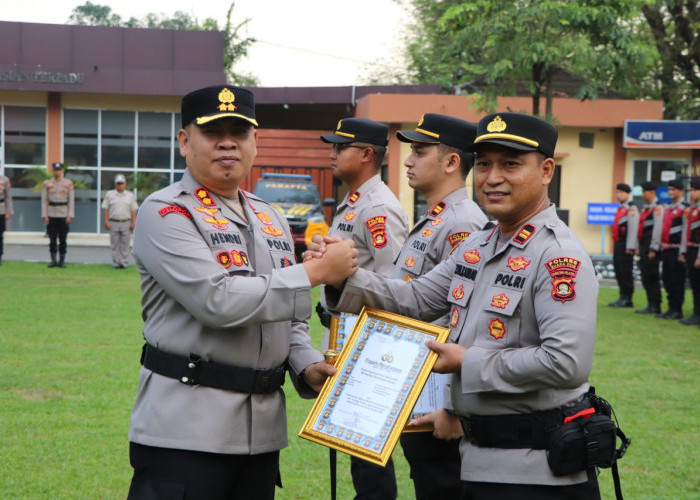 Kapolres Muara Enim Apresiasi Personel Ungkap Kasus dan Kehumasan