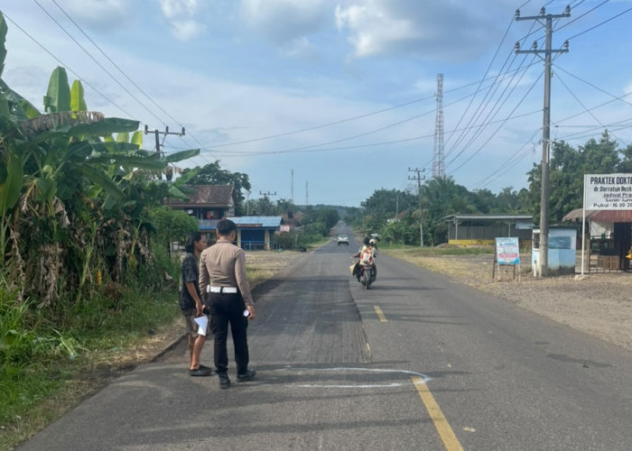 Hindari Lubang di Jalan, Pengendara Honda Scoopy Tewas Ditabrak Truk di Muara Enim