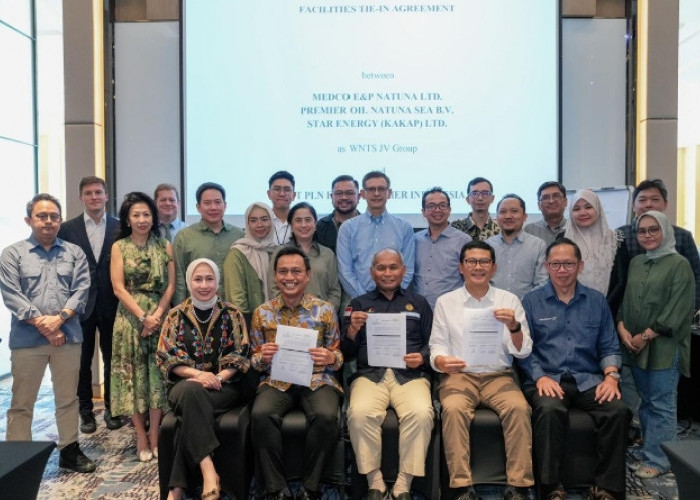 PLN EPI Sepakati Perjanjian Penyambungan Pipa dengan Operator West Natuna Group