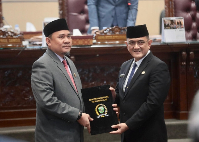 Sekda Hadiri Rapat Paripurna Penyampaian Laporan Hasil Reses Anggota DPRD Provinsi Sumsel