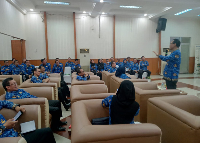 Pertama di Sumsel, Eselon III Pemkab Muara Enim Paparan Program Rencana Kerja Sinkronisasi MEMBARA