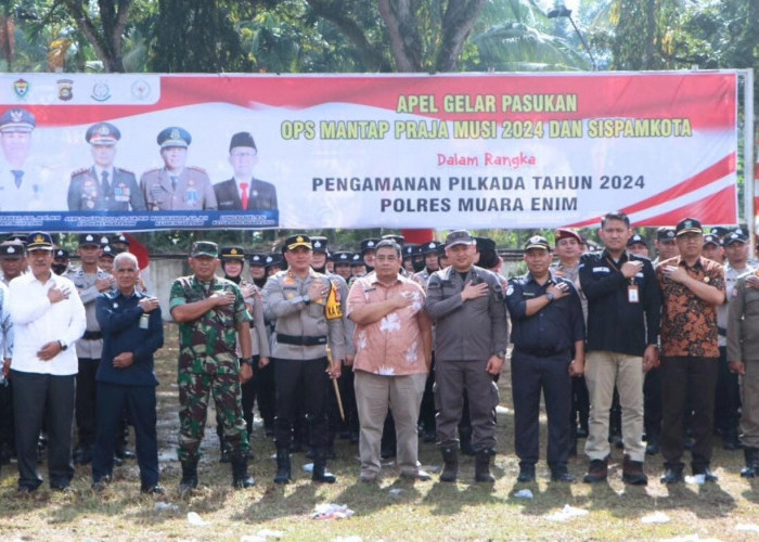 Pemkab Apresiasi Polres Muara Enim dalam Persiapan Pengamanan Pilkada