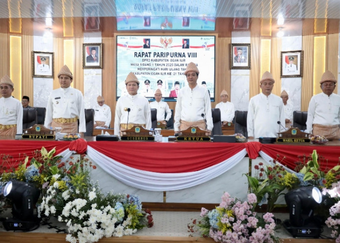 Hadiri Paripurna HUT ke-21 Kabupaten Ogan Ilir, Ini Kata Pj Gubernur Sumsel 