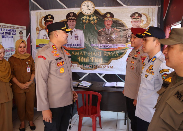 Kapolres Muara Enim Pastikan Pengamanan Libur Lebaran Maksimal