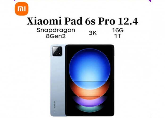 Xiaomi Pad 6S Pro12.4, Tablet Terbaik dari Xiaomi dengan Layar Tajam dan Kapasitas Baterai Besar, Lihat Spekny
