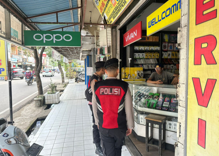 Satuan Samapta Polres Muara Enim Kawal Keamanan Kota dari Aksi Kriminal