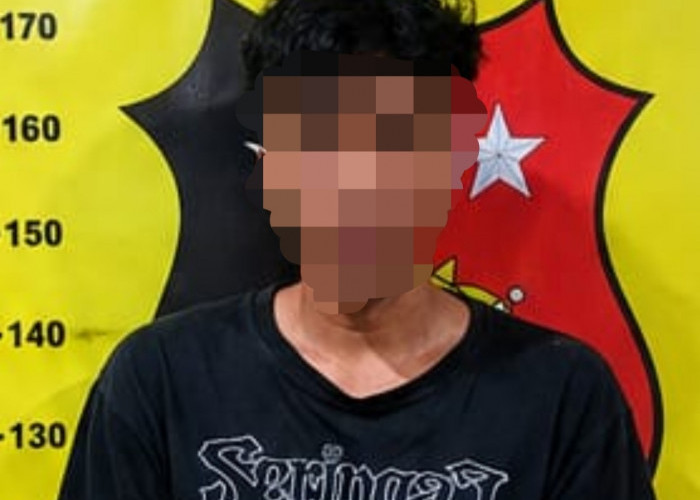 Pelaku Pencurian di Minimarket SPBU Diringkus Reskrim Polsek Lembak