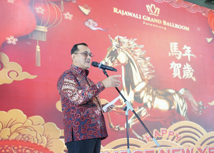 Sekda Edward Candra Hadiri Imlek Bersama Warga Tionghoa, Tegaskan Komitmen Harmoni dan Persatuan di Sumsel