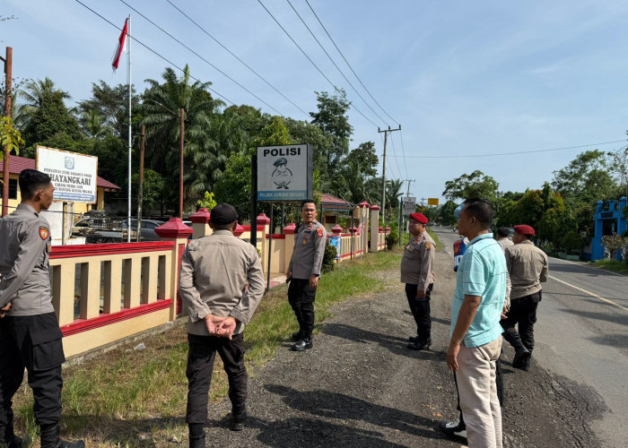 Pastikan Pelayanan Terjaga, Wakapolres Muara Enim Tinjau Mako dan Ruang Tahanan Polsek