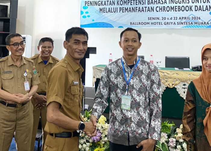 Dinas Pendidikan dan Kebudayaan Muara Enim Tingkatkan Kompetensi Guru Lewat Pelatihan Chromebook