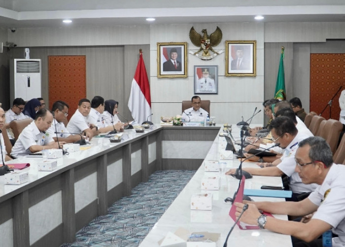 Sekda Buka Rapat Pembukaan Desk Penyusunan IKK LPPD Provinsi Sumsel Tahun 2024