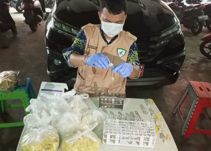 BBPOM Palembang Temukan Tahu dan Mie Berformalin Dijual di Muara Enim