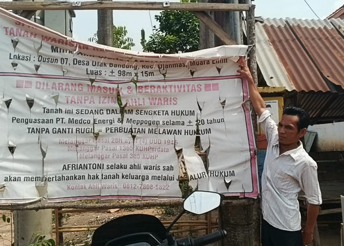 Warga Ulak Bandung Ini Tuntut Ganti Rugi Rp5,8 Miliar ke PT Medco dan PT Meppogen