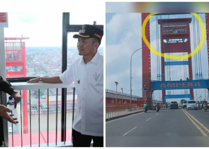 Objek Wisata Baru Keren di Icon Palembang “Seumur-umur Baru Ini Saya Naik Menara Jembatan Ampera”