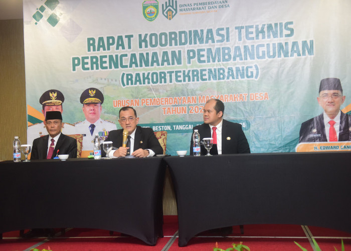 Buka Rakortekrenbang UPMD 2026, Sekda Sumsel Dorong Percepatan Desa Mandiri