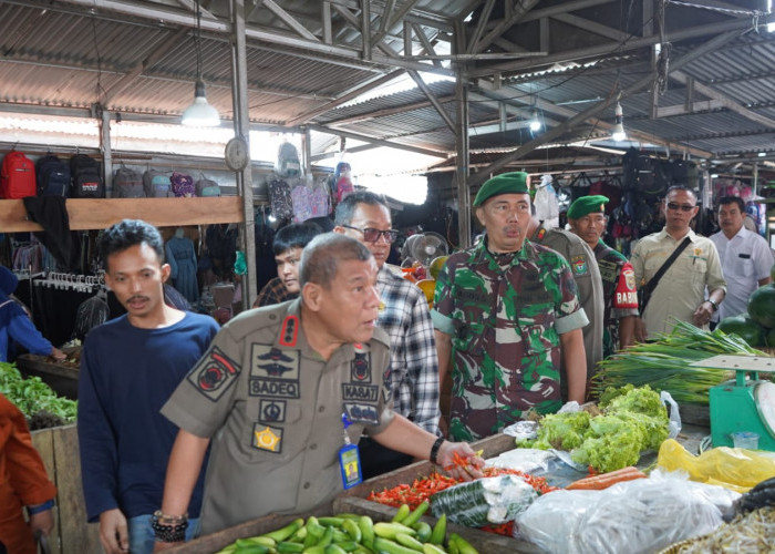 Pemkab Muara Enim Sidak Pasar Gelumbang Jelang Ramadan, Ini Hasilnya