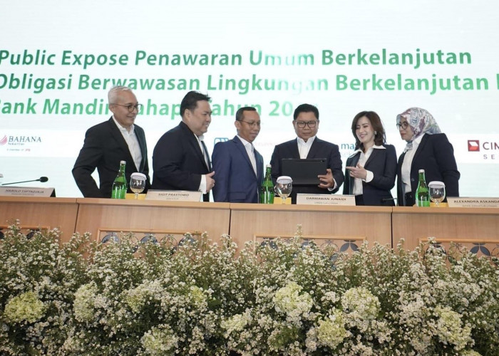 Komitmen Bangun Bisnis Berkelanjutan, Bank Mandiri Incar Rp5 Triliun dari Penerbitan Green Bond