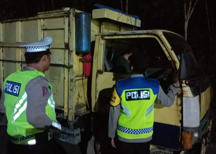 Jelang Nataru, Polres Muara Enim Gelar Razia dan Patroli Malam