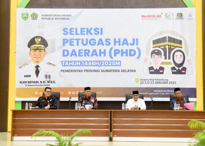 Sekda Buka Seleksi Calon Petugas Haji Daerah Sumsel Tahun 2025